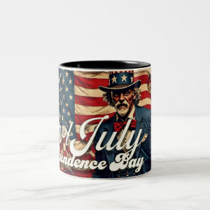 Tasse 2 Couleurs Fière âme du 4 juillet