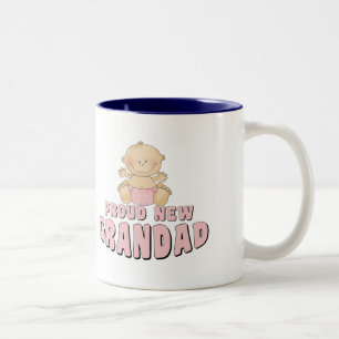 Tasse 2 Couleurs Fière nouvelle Grand-père Fille
