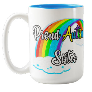 Tasse 2 Couleurs Fière soeur de l'autisme