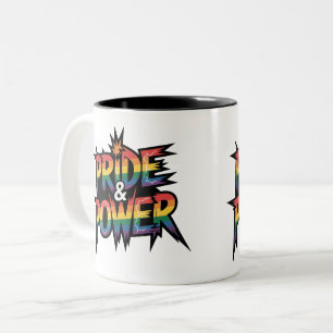Tasse 2 Couleurs Fierté & Puissance LGBTQ
