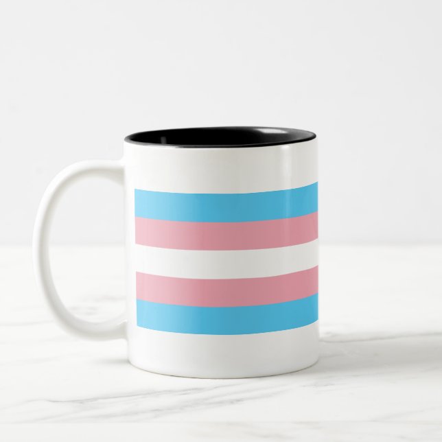 Tasse 2 Couleurs Fierté transgenre (Gauche)