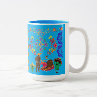 Tasse 2 Couleurs Fiesta de Colors azure