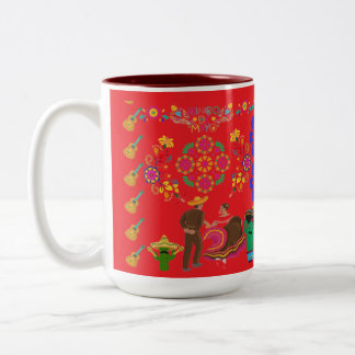 Tasse 2 Couleurs Fiesta de Colors bright red