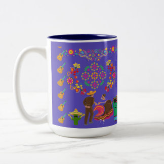 Tasse 2 Couleurs Fiesta de Colors kelly royal purple