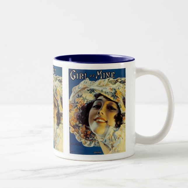 Tasse 2 Couleurs Fille à moi (Droit)