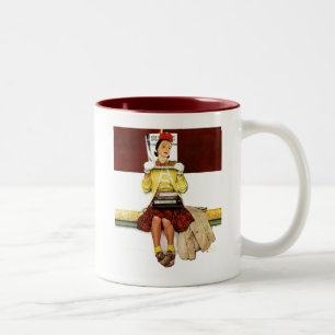Tasse 2 Couleurs Fille de couverture