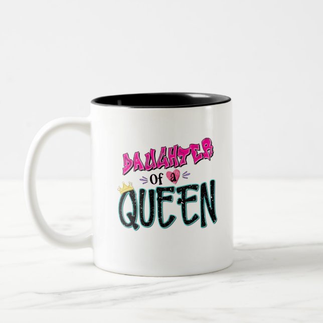 Tasse 2 Couleurs Fille D'Une Reine (Gauche)