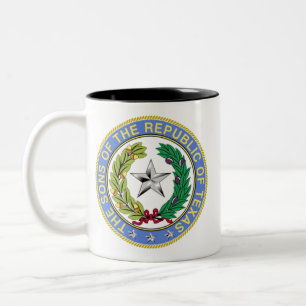 TASSE 2 COULEURS FILS DE LA RÉPUBLIQUE DU TEXAS