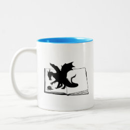 Tasse 2 Couleurs Fils de livre de dragon