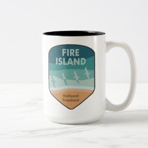 Tasse 2 Couleurs Fire Island National Seashore New York Seaguls