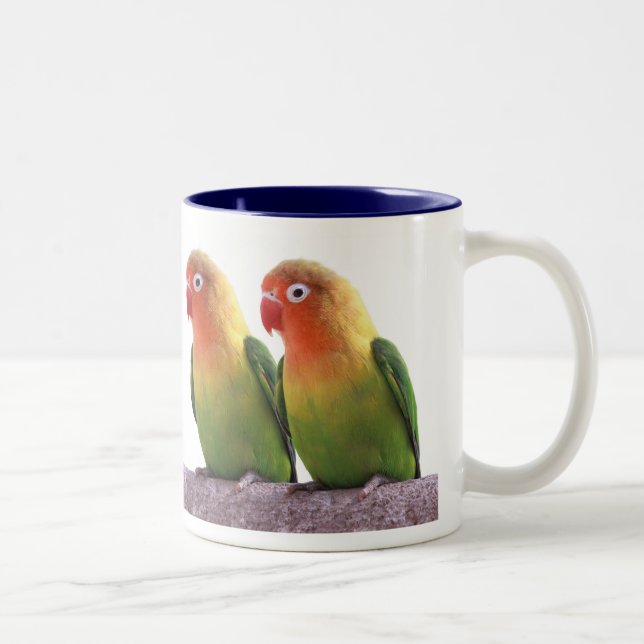 Tasse 2 Couleurs Fischer's Lovebird (Droit)