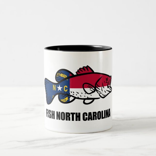 Tasse 2 Couleurs Fish North Carolina (Centre)