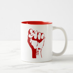 Tasse 2 Couleurs fist-296563 SANG SANG poing de pouvoir combat agre