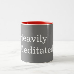 Tasse 2 Couleurs Fitness Yoga Fortement Méditée à deux tons de café
