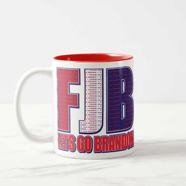 Tasse 2 Couleurs FJB—Lets-Go-Brandon (Gauche)