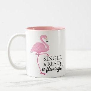 Tasse 2 Couleurs Flamant rose Rose Unique Et Prêt À Flammer