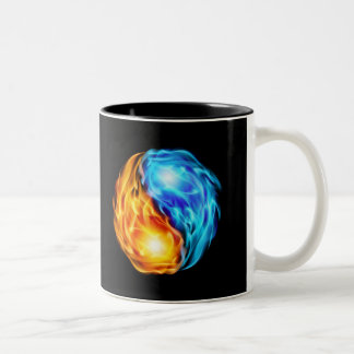 Tasse 2 Couleurs Flames jumelles