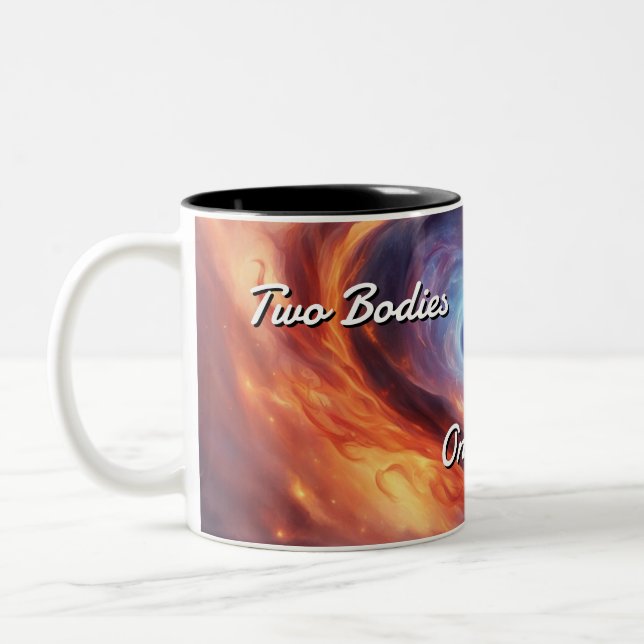 Tasse 2 Couleurs Flames jumelles 023 (Gauche)