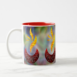 Tasse 2 Couleurs flamme de conception