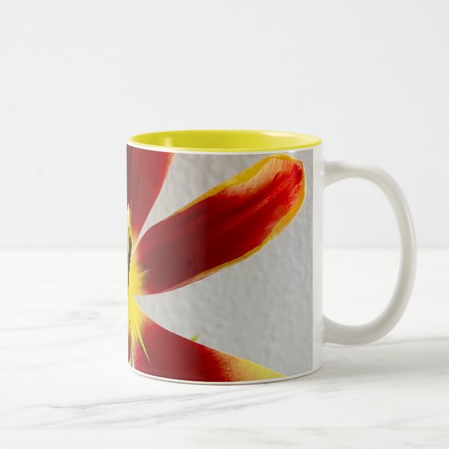 Tasse 2 Couleurs Fleur (Droit)