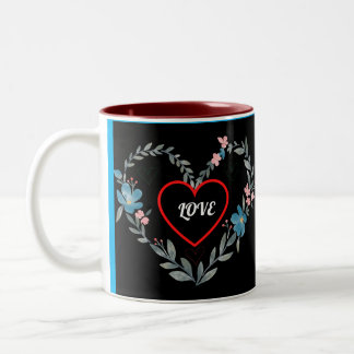 Tasse 2 Couleurs Fleur d'amour