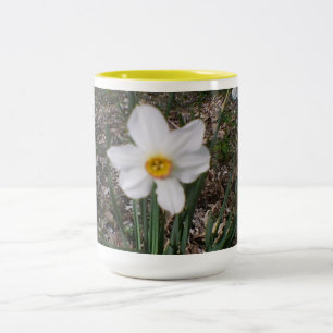 Tasse 2 Couleurs Fleur du printemps de Pâques