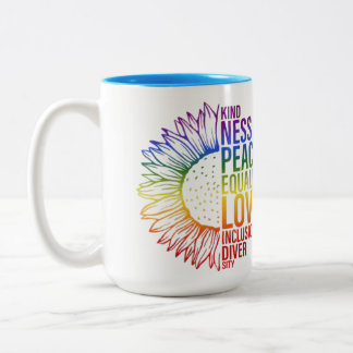 Tasse 2 Couleurs Fleur d'unité