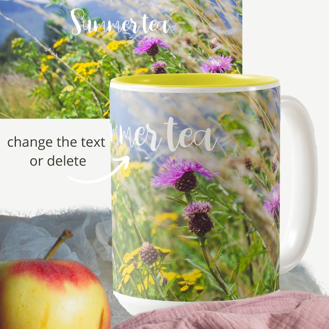Tasse 2 Couleurs Fleur sauvage d'été Meadow (Créateur téléchargé)