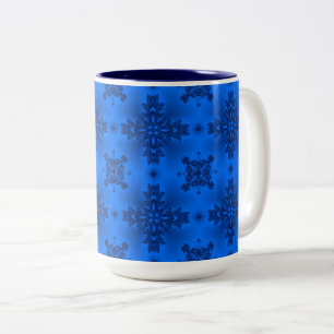 Tasse 2 Couleurs Fleurs Artdeco dans le style rétro
