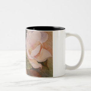 Tasse 2 Couleurs Fleurs blanches