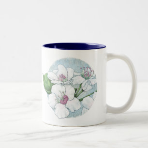 Tasse 2 Couleurs fleurs de ressort