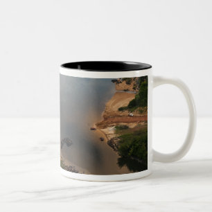 Tasse 2 Couleurs Fleuve Essequibo, plus long fleuve de Guyane, et 2