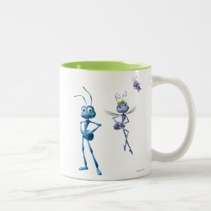 Tasse 2 Couleurs Flik, Dot et Princess Atta