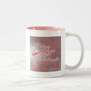 Tasse 2 Couleurs Flying Pig-Be Incroyable