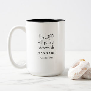 Tasse 2 Couleurs Foi simple en Dieu Noir et Blanc