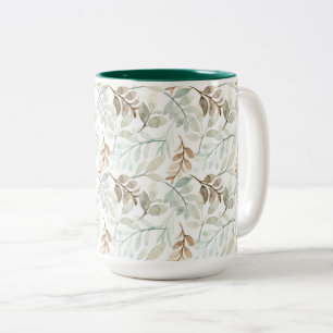 Tasse 2 Couleurs Foliage tropical