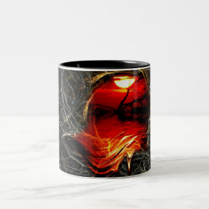 Tasse 2 Couleurs Fondre Sunset Dark Fractal Artistry