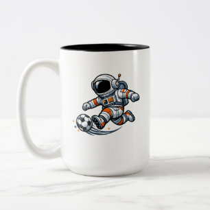 Tasse 2 Couleurs Football des Astronautes