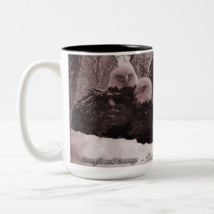 Tasse 2 Couleurs Force et courage : Papa Decorah