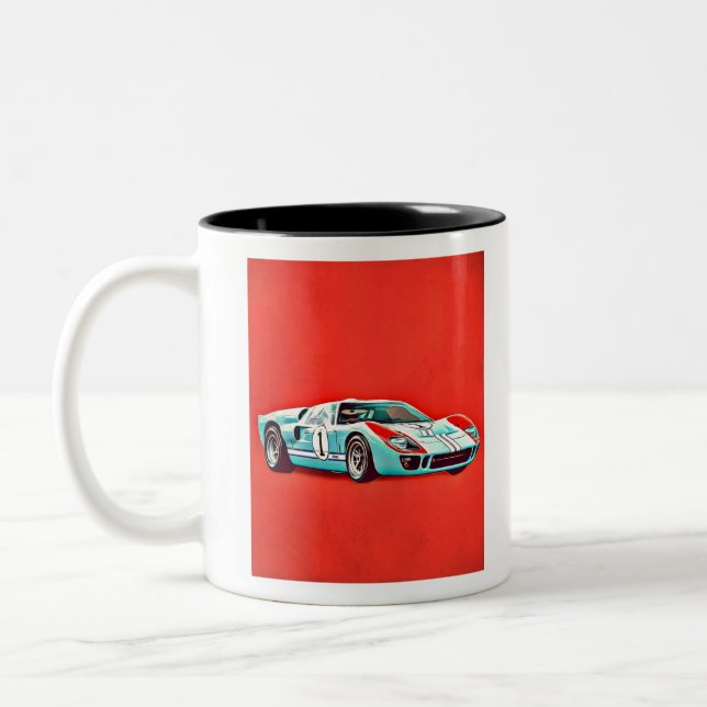 Tasse 2 Couleurs Ford GT40 (Gauche)