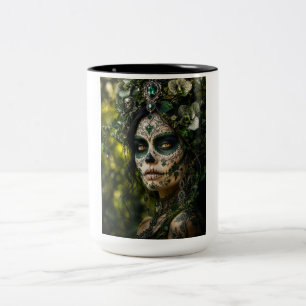 Tasse 2 Couleurs Forêt d'émeraude Calavera – Botanique verte