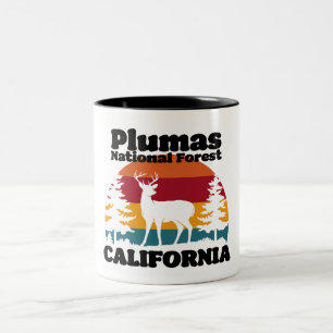 Tasse 2 Couleurs Forêt nationale de Plumas Californie