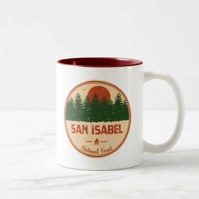 Tasse 2 Couleurs Forêt nationale de San Isabel (Droit)