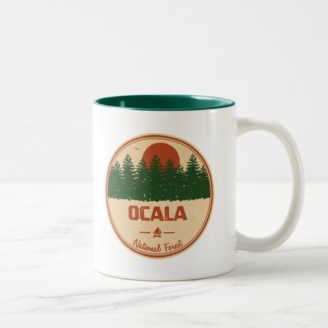 Tasse 2 Couleurs Forêt nationale d'Ocala (Droit)
