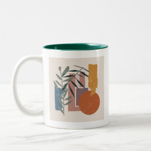 Tasse 2 Couleurs Formes Et Étapes patinées