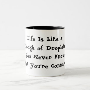 Tasse 2 Couleurs Forrest Gump Pandemic Spot sur la vie amusant 