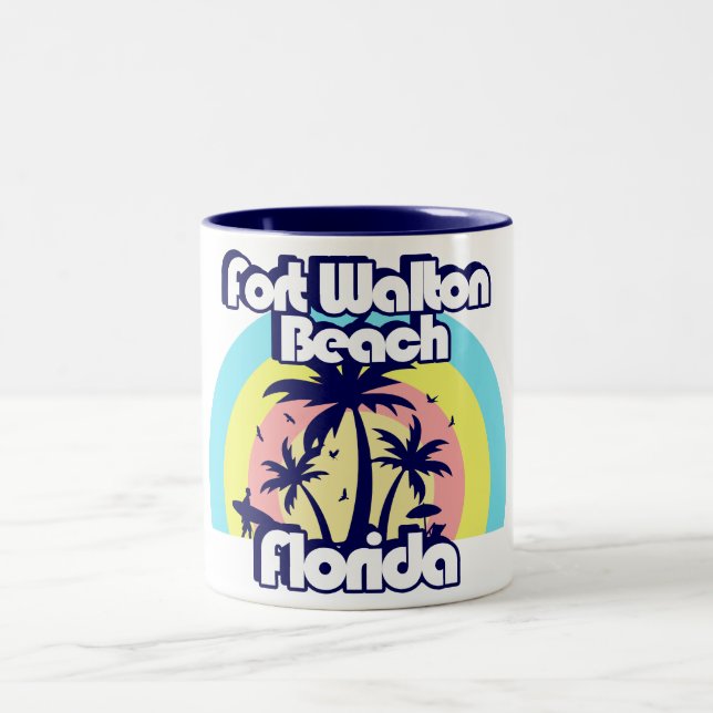 Tasse 2 Couleurs Fort Walton Beach Floride (Centre)