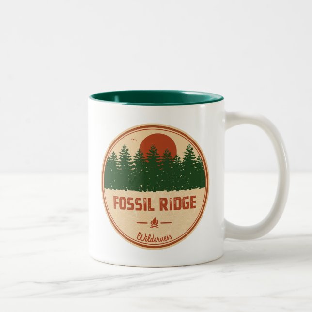 Tasse 2 Couleurs Fossil Ridge Wilderness Colorado (Droit)