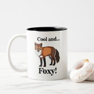 Tasse 2 Couleurs Fox Animal Wildlife Foxy