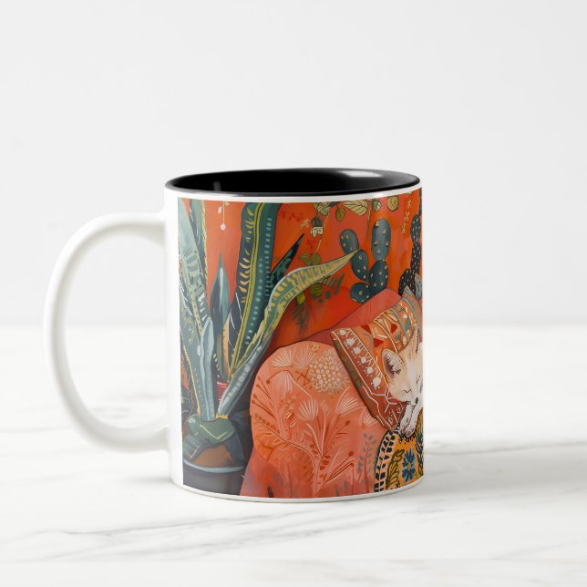 Tasse 2 Couleurs Fox dormant (Gauche)